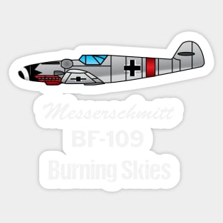 Messerschmitt BF-109 Fighter Plane Sticker